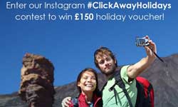 #ClickAwayHolidays Instagram Contest: Win £150 Holiday Voucher