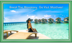 Break The Monotony, Go Visit Maldives!